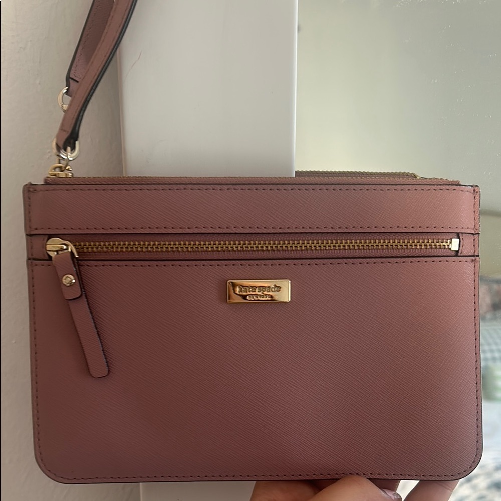 Kate Spade Pink Wristlet Clutch
